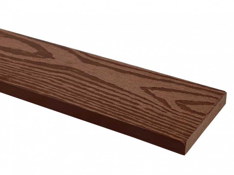 WPC plastová plotovka Coverfence rovná 71 x 11 x 800 mm oak brown