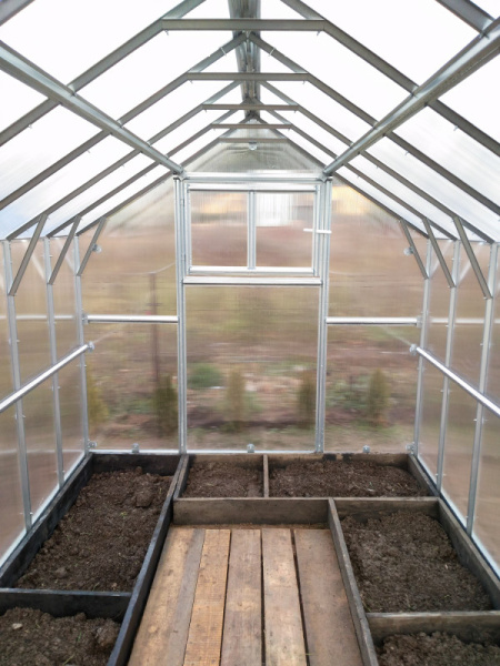 Zahradní skleník z polykarbonátu House House 2 2,35 x 4,12 m