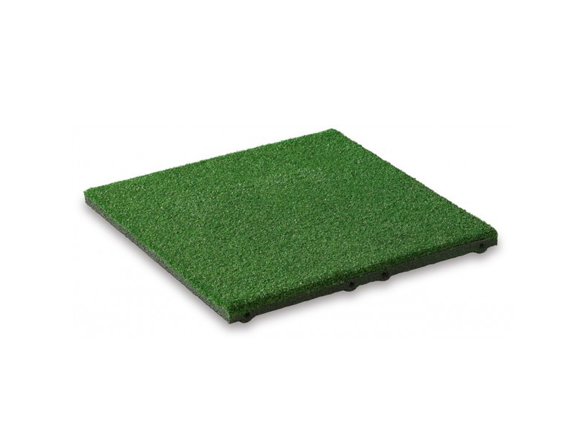 Gumová dlažba Grass 40 x 40 x 3 cm 